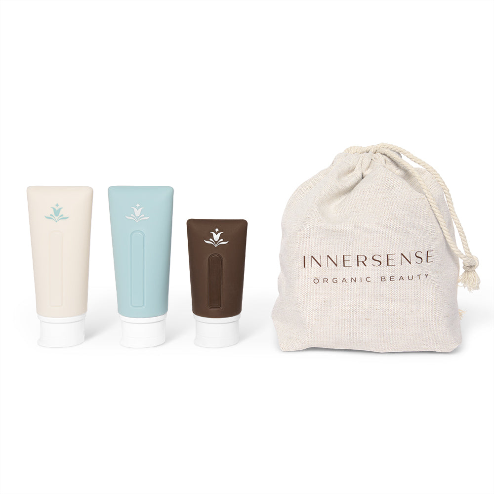 Innersense Refillable Silicone Travel Tubes Set - 3pc