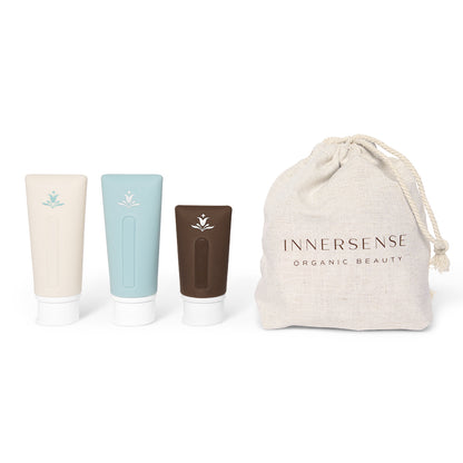 Innersense Refillable Silicone Travel Tubes Set - 3pc