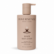 Innersense Body Care Renew Body Lotion bottle on a white background