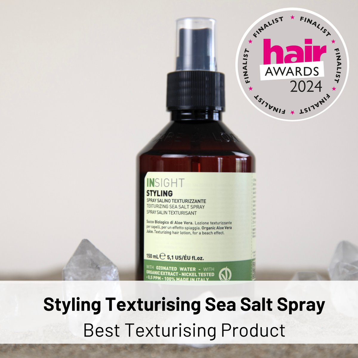 Insight Hair Styling Texturising Sea Salt Spray 150ml old packaging hair rewards 