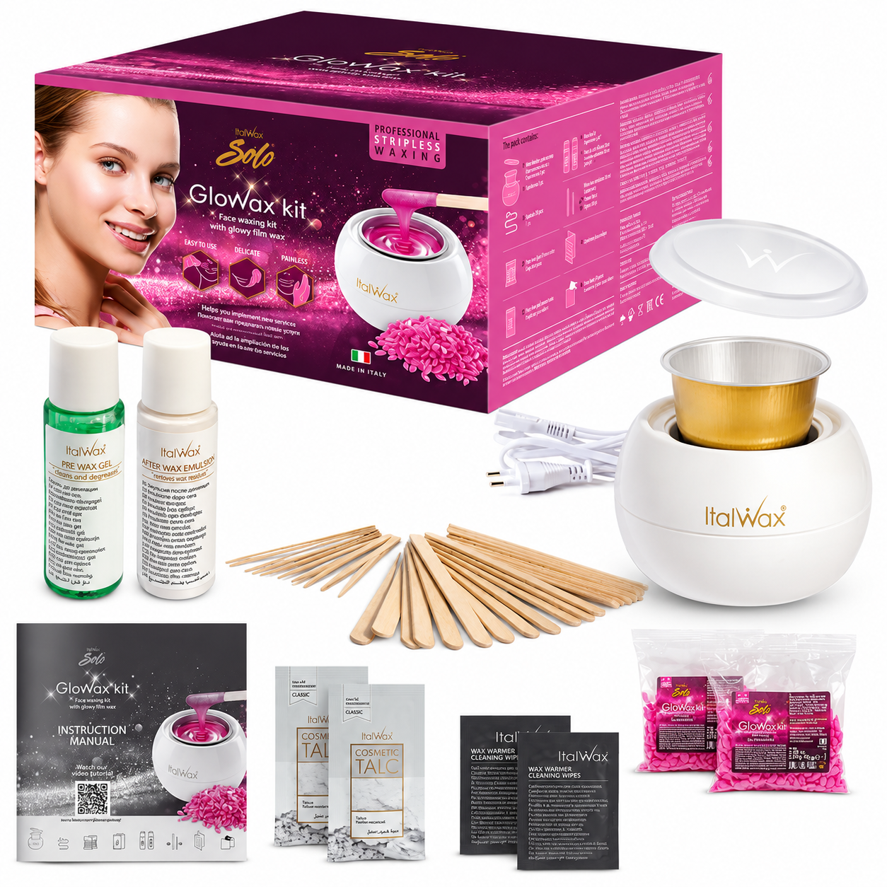 Italwax GloWax Heater Kit - Everything included
