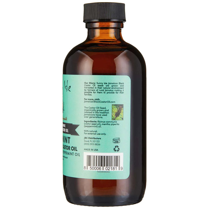 Sunny Isle Peppermint Jamaican Black Castor Oil 4oz