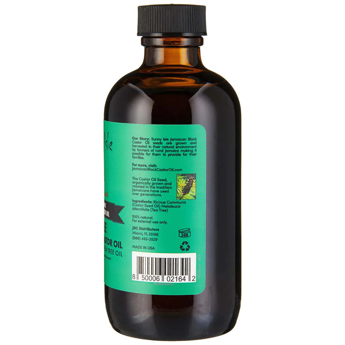 Sunny Isle Tea Tree Jamaican Black Castor Oil 4oz