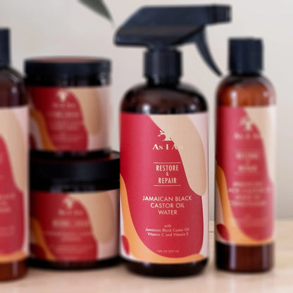 As I Am Jamaican Black Castor Oil Water with Ceramide and Vitamin C &amp; E 16oz