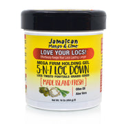 Jamaican Mango & Limę Mega Firm Holding Gel 5-N-1 Loc Down 16oz