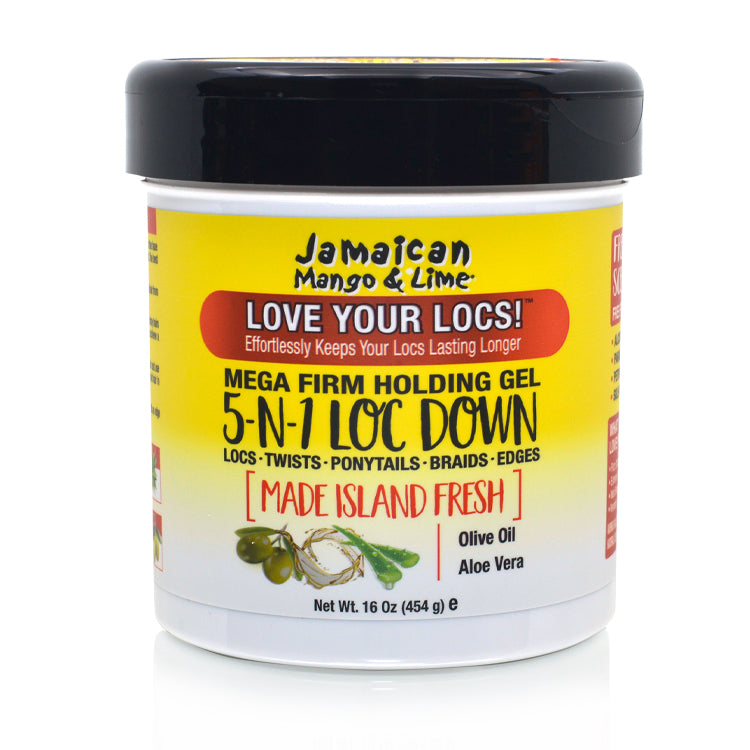 Jamaican Mango & Limę Mega Firm Holding Gel 5-N-1 Loc Down 16oz