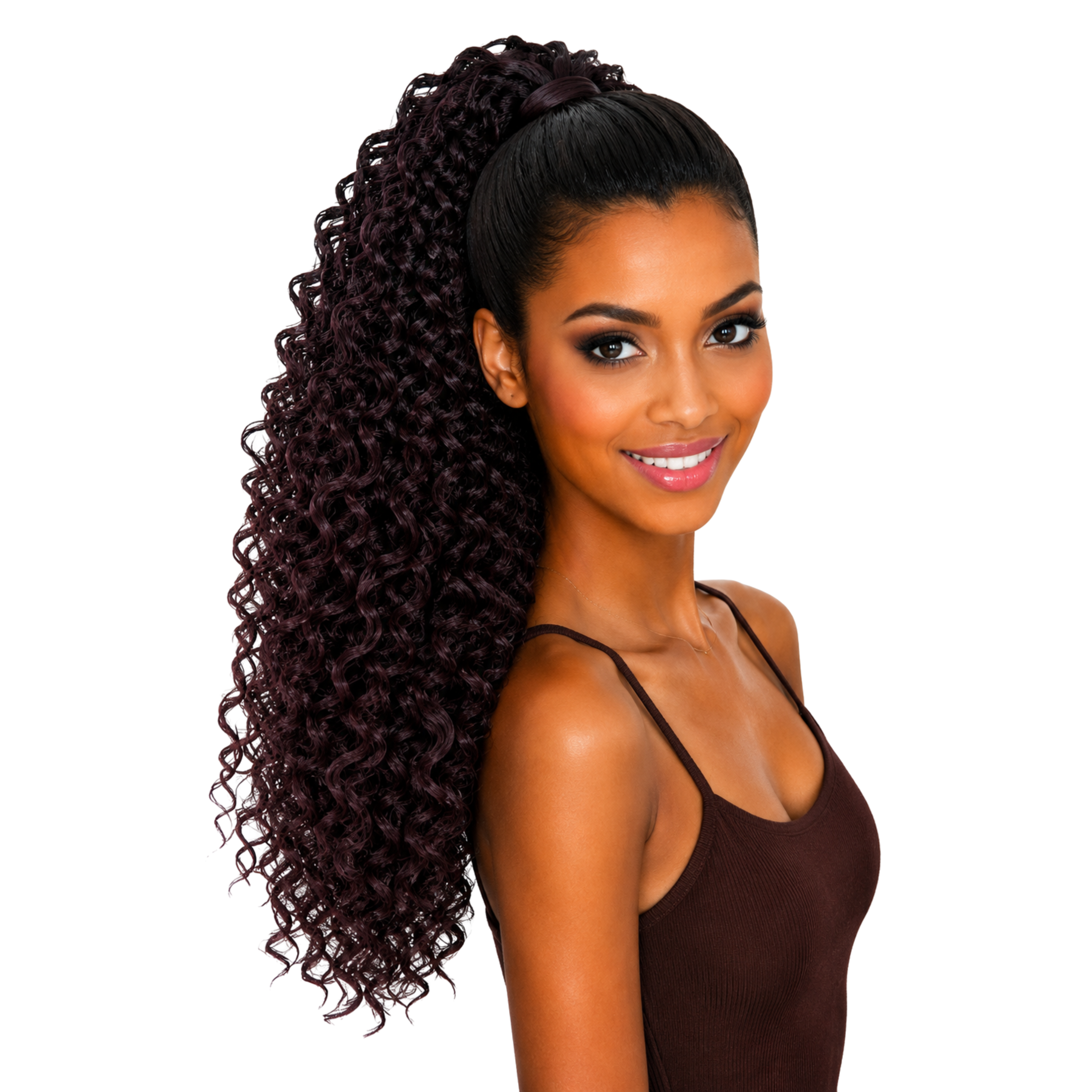 Jazzy Draw String Ponytail Boho Curl 20" - T1B/99J