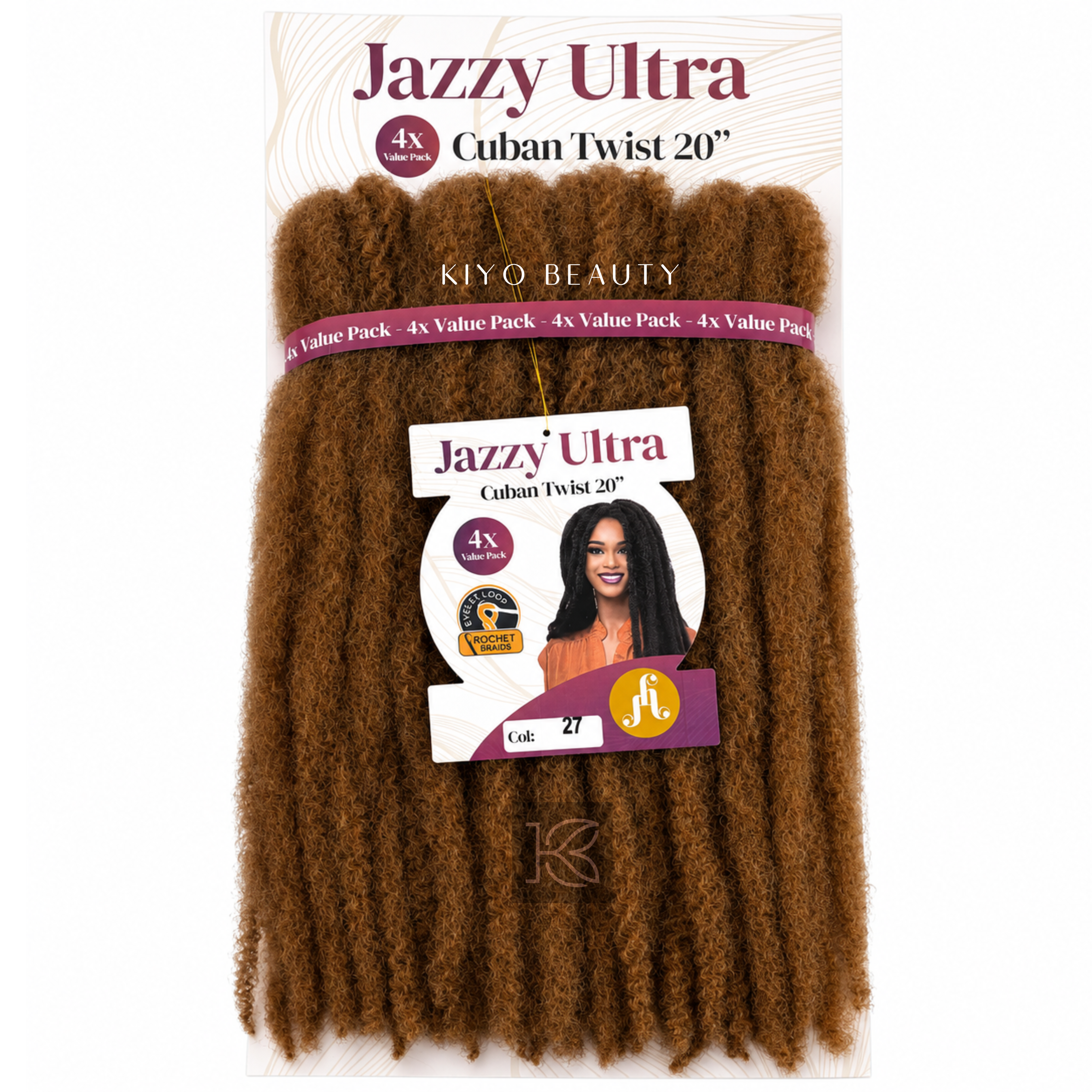 Jazzy Ultra Cuban Twist 20" 4X Pack
