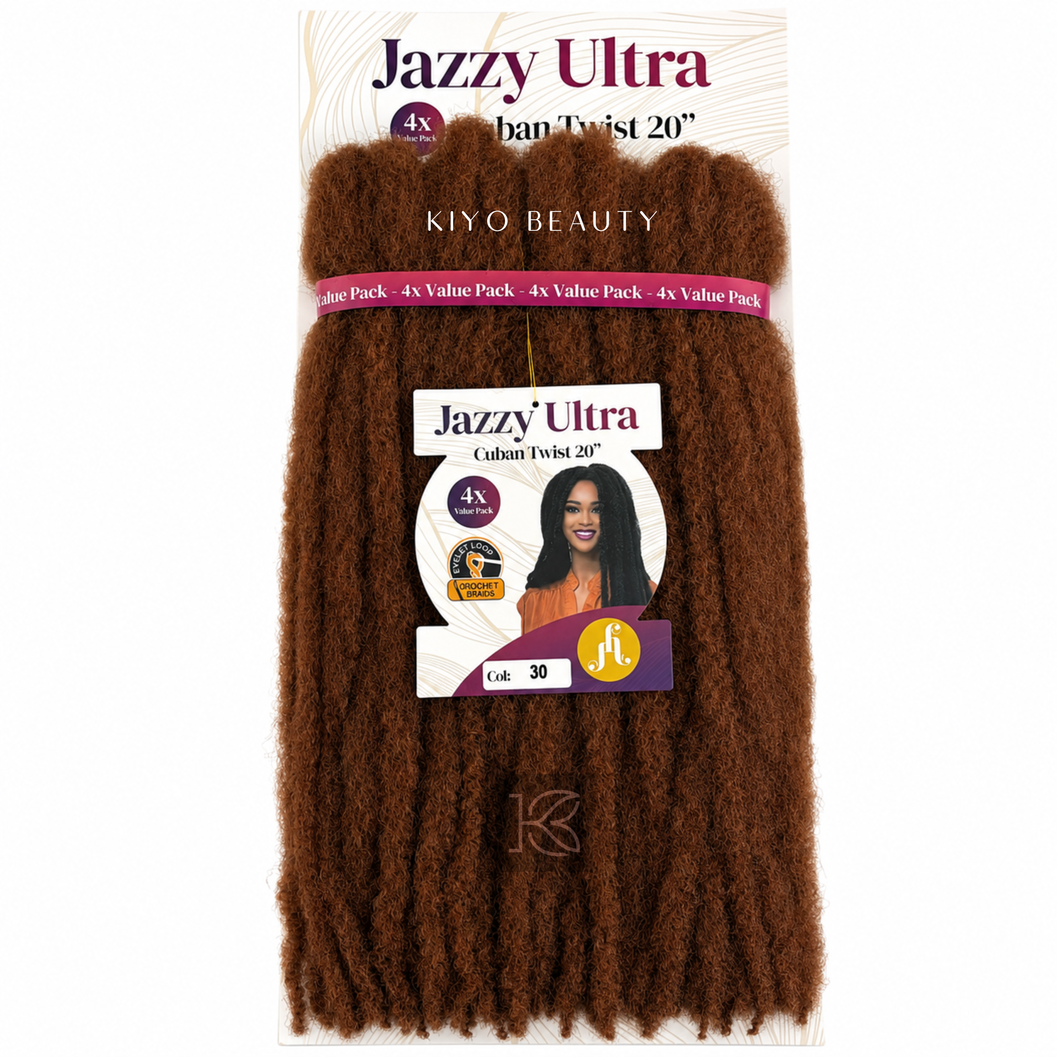 Jazzy Ultra Cuban Twist 20" 4X Pack