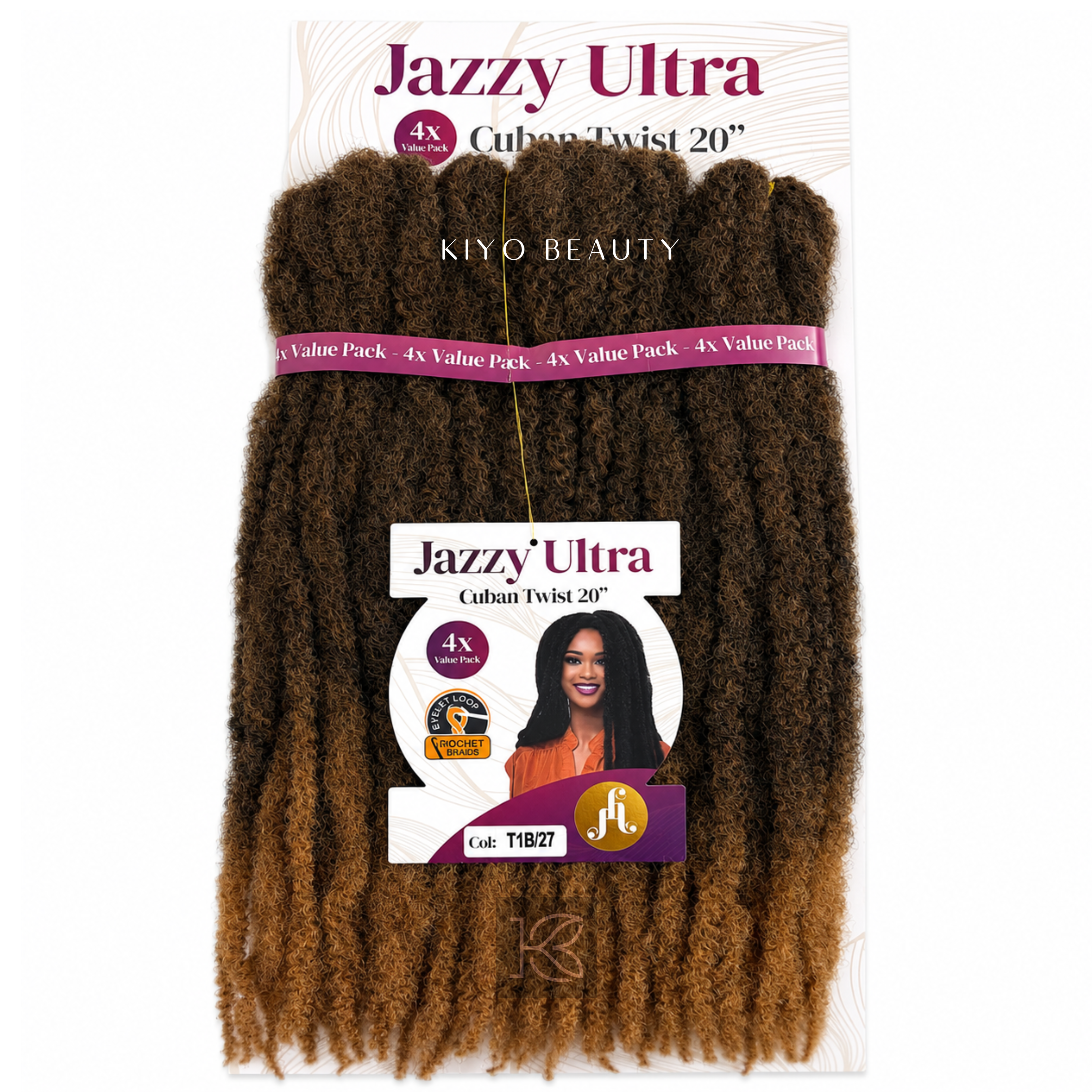 Jazzy Ultra Cuban Twist 20" 4X Pack