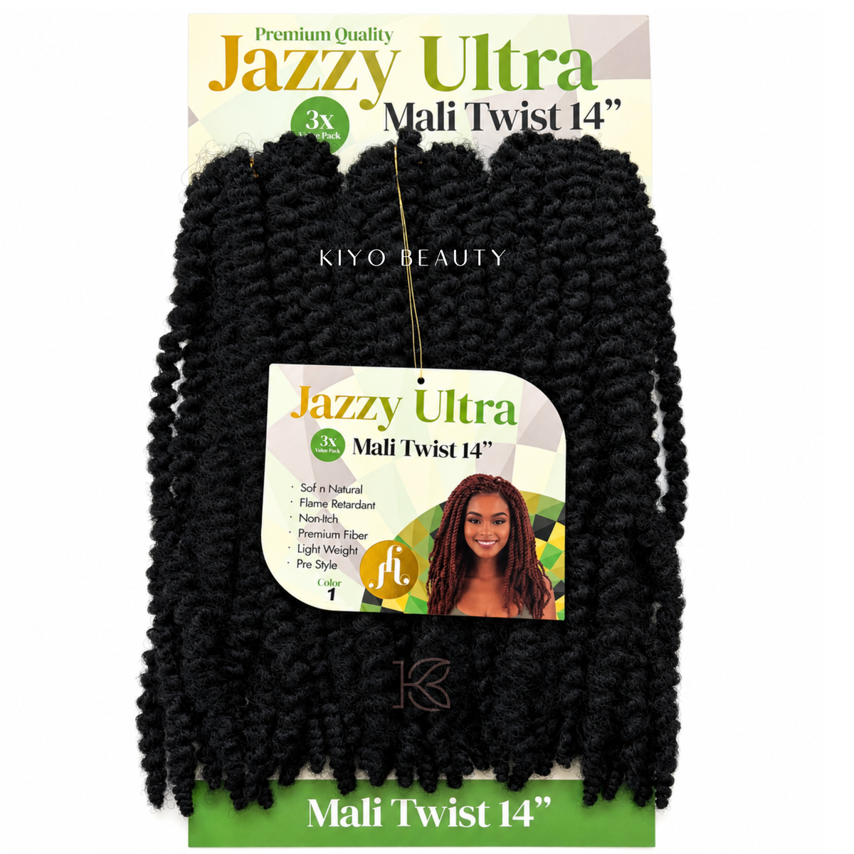 Jazzy Ultra Mali Twist 14" 3X Pack 1