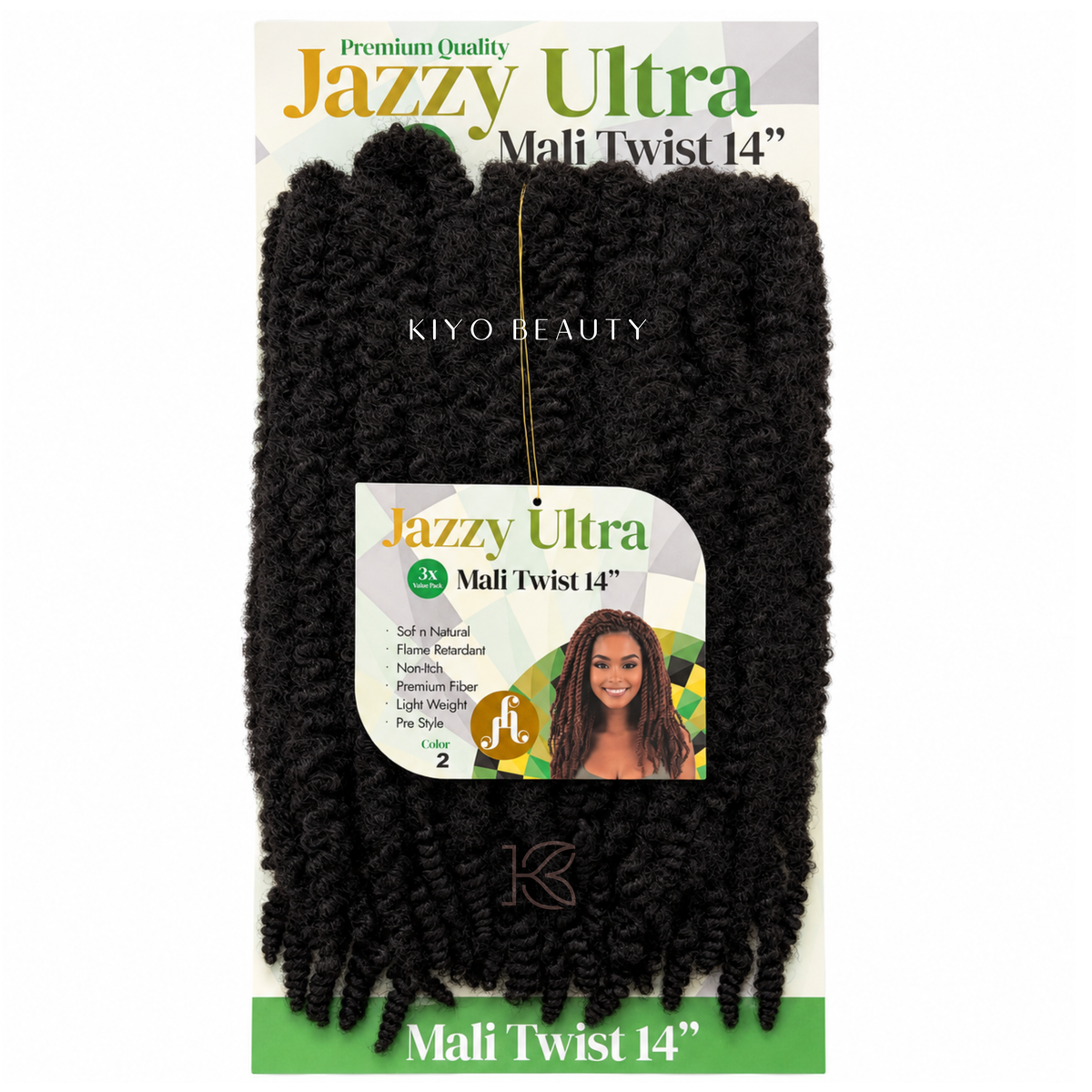 Jazzy Ultra Mali Twist 14" 3X Pack 2