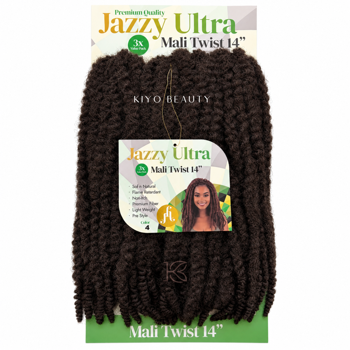 Jazzy Ultra Mali Twist 14" 3X Pack 4