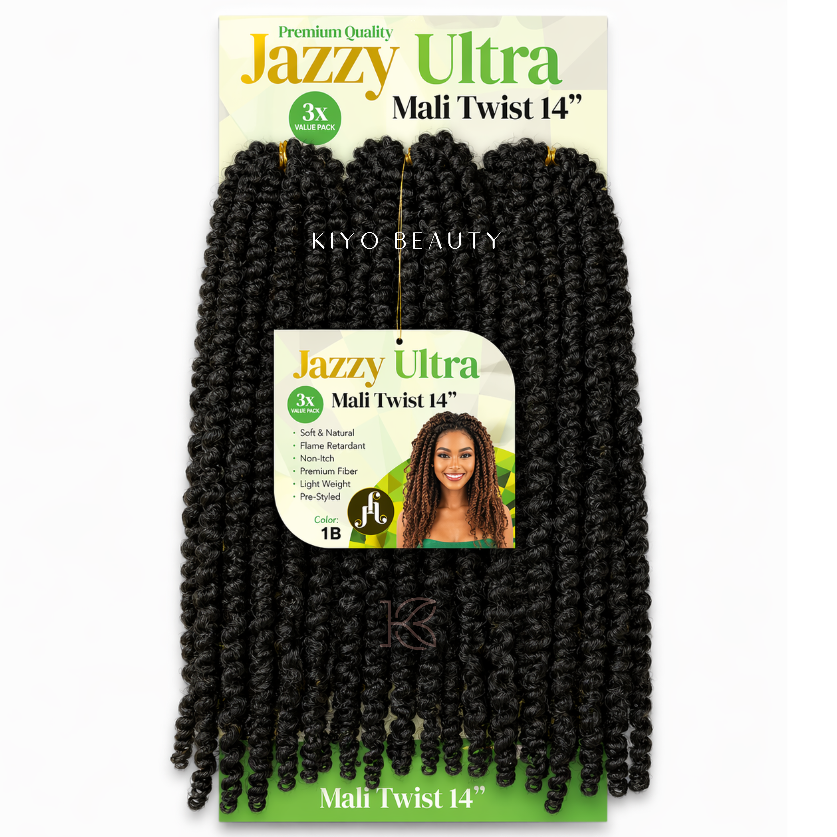 Jazzy Ultra Mali Twist 14" 3X Pack