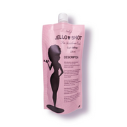 A pink pouch packaging of Ecoslay Jello Shot hair styling curl definer gel