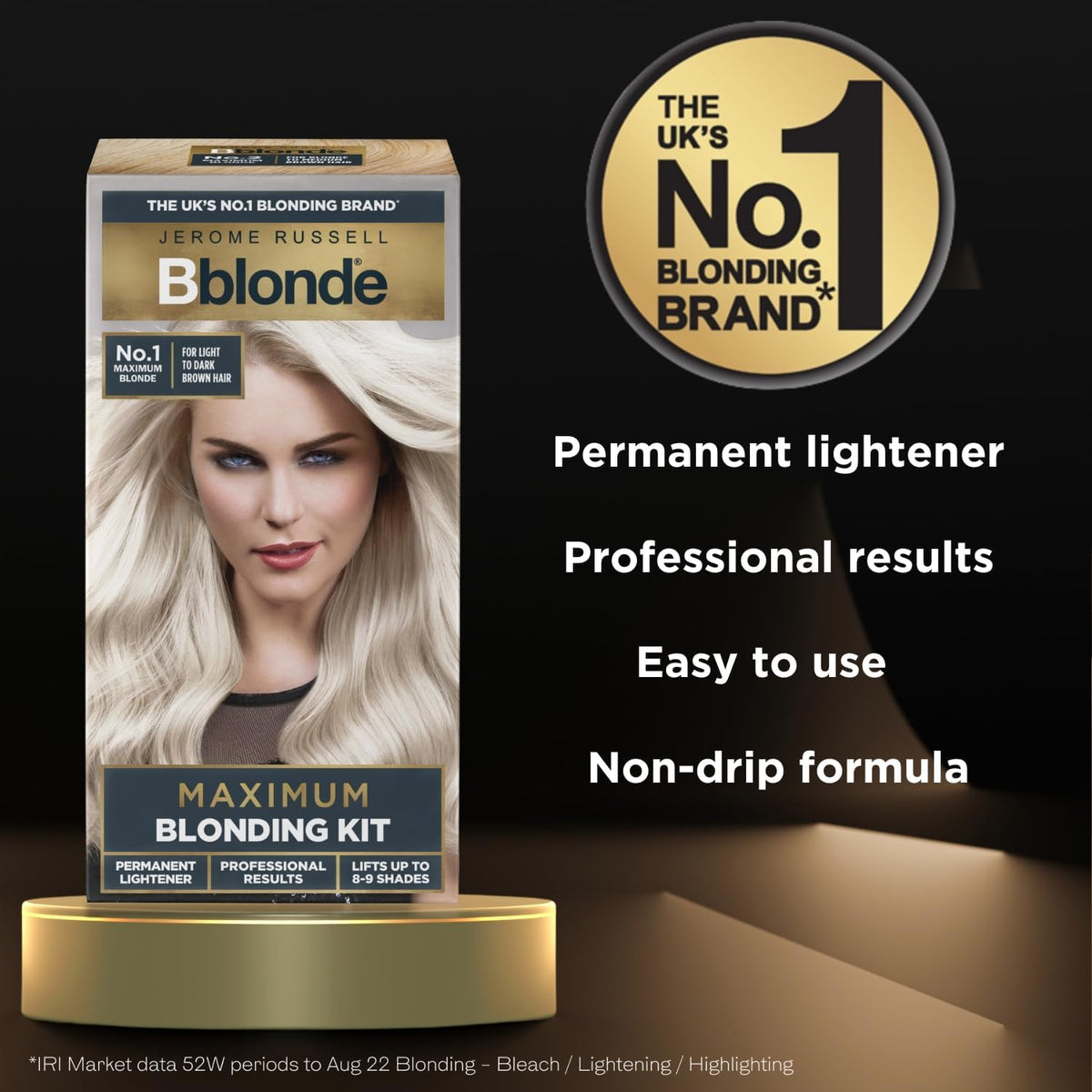Jerome Russell Bblonde Maximum Blonding Kit no.1 for light to dark brown hair benefits