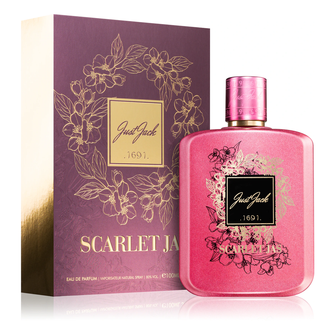 Just Jack 1691 Scarlet Jas Eau De Parfum 100ml