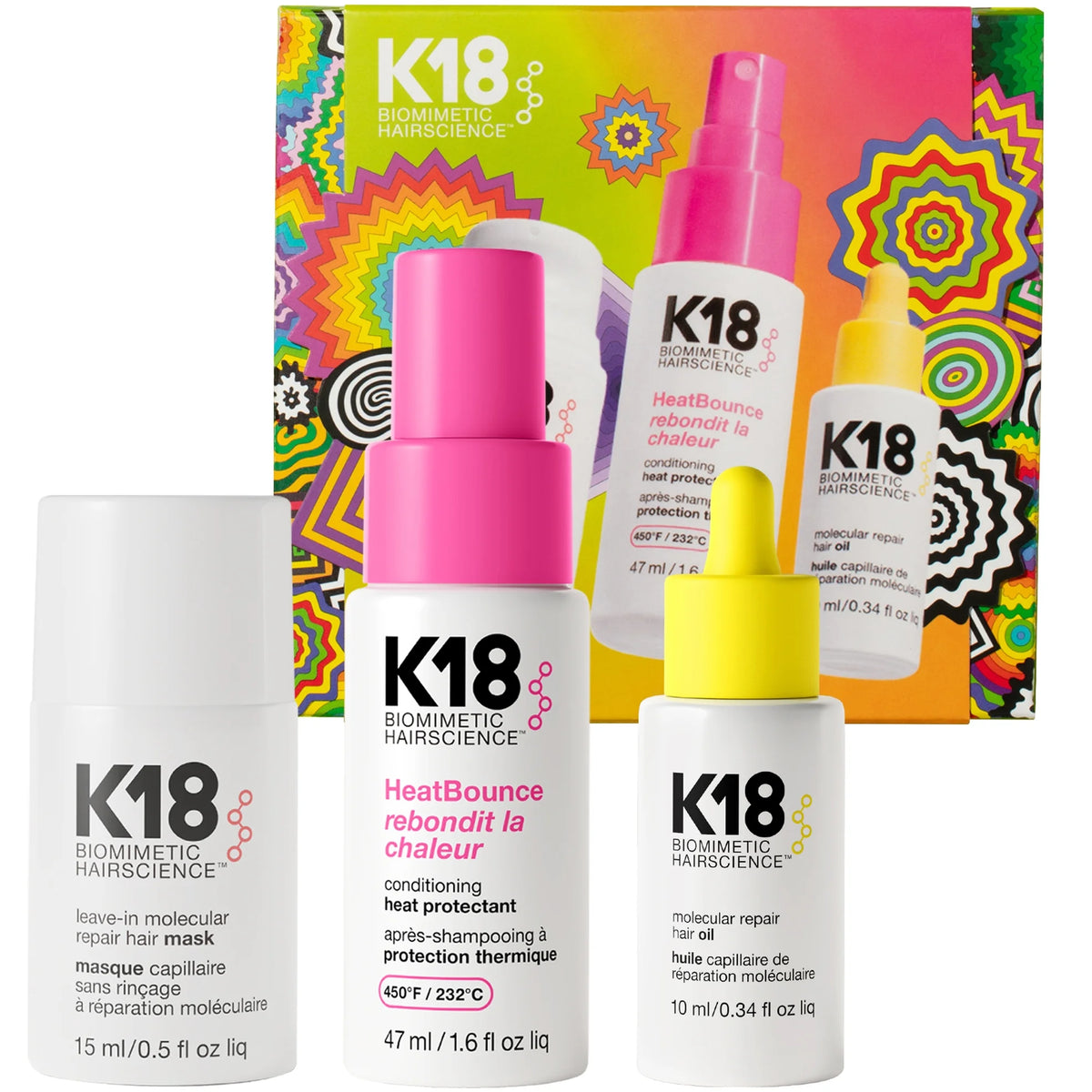 K18 Molecular Repair & Heat Protection Trio Set