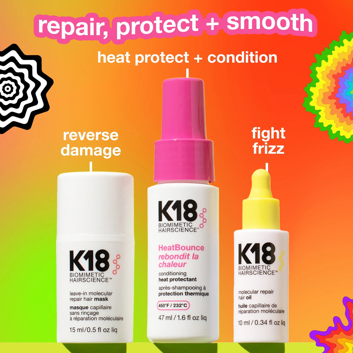 K18 Molecular Repair & Heat Protection Trio Set