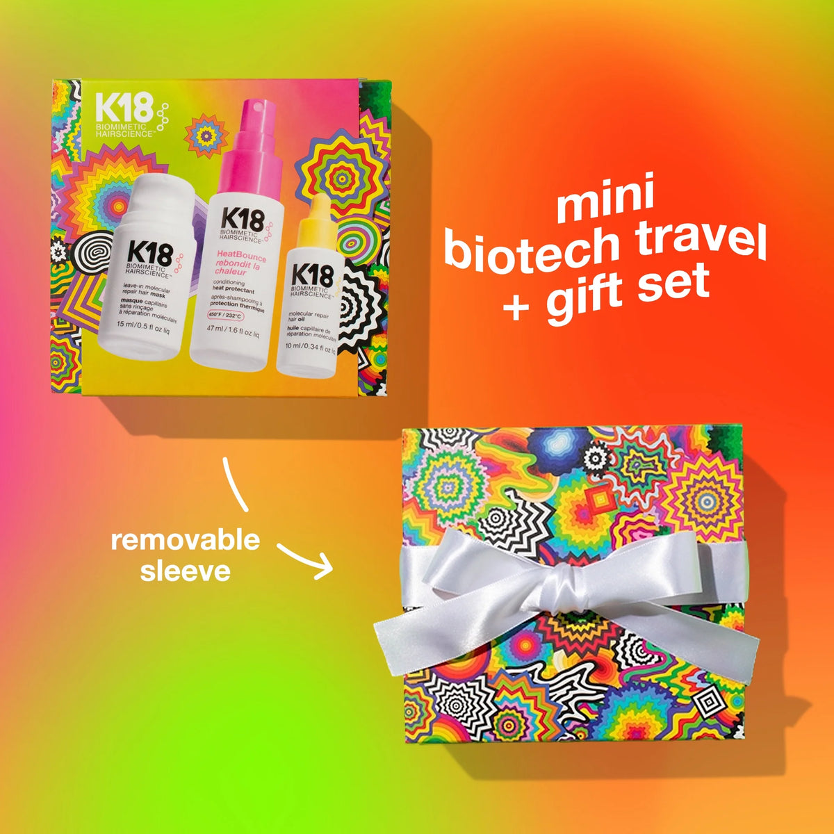 K18 Molecular Repair & Heat Protection Trio Set