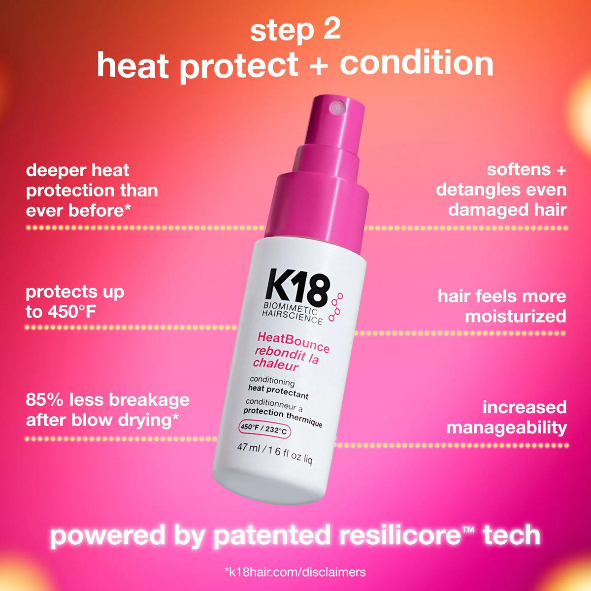 K18 Molecular Repair & Heat Protection Trio Set