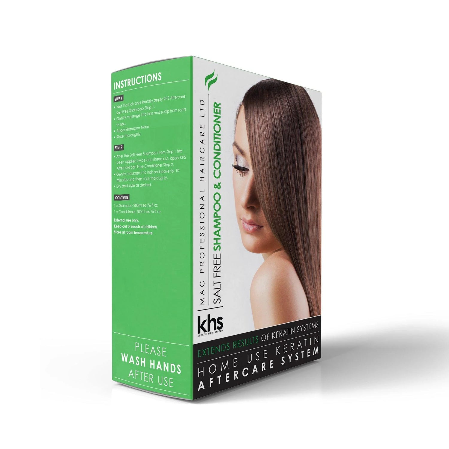 KHS Salt Free Shampoo and Conditioner (2x200ml)