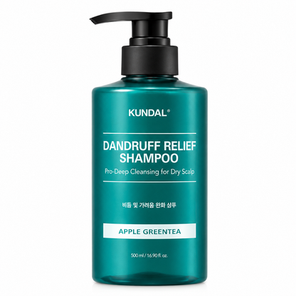 KUNDAL Dandruff Relief Shampoo Apple Green Tea 500ml thumbnail