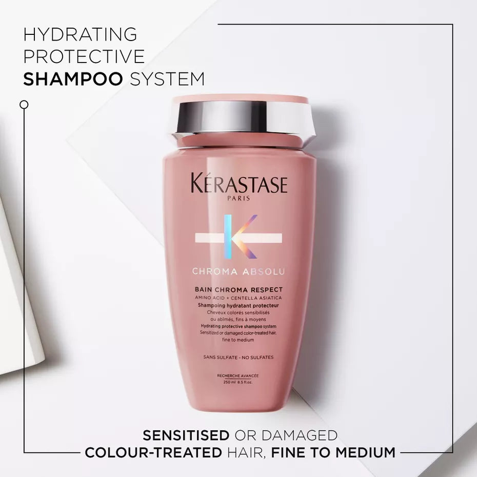Kérastase Chroma Absolu Bain Chroma Respect Shampoo for Fine to Medium Coloured Hair