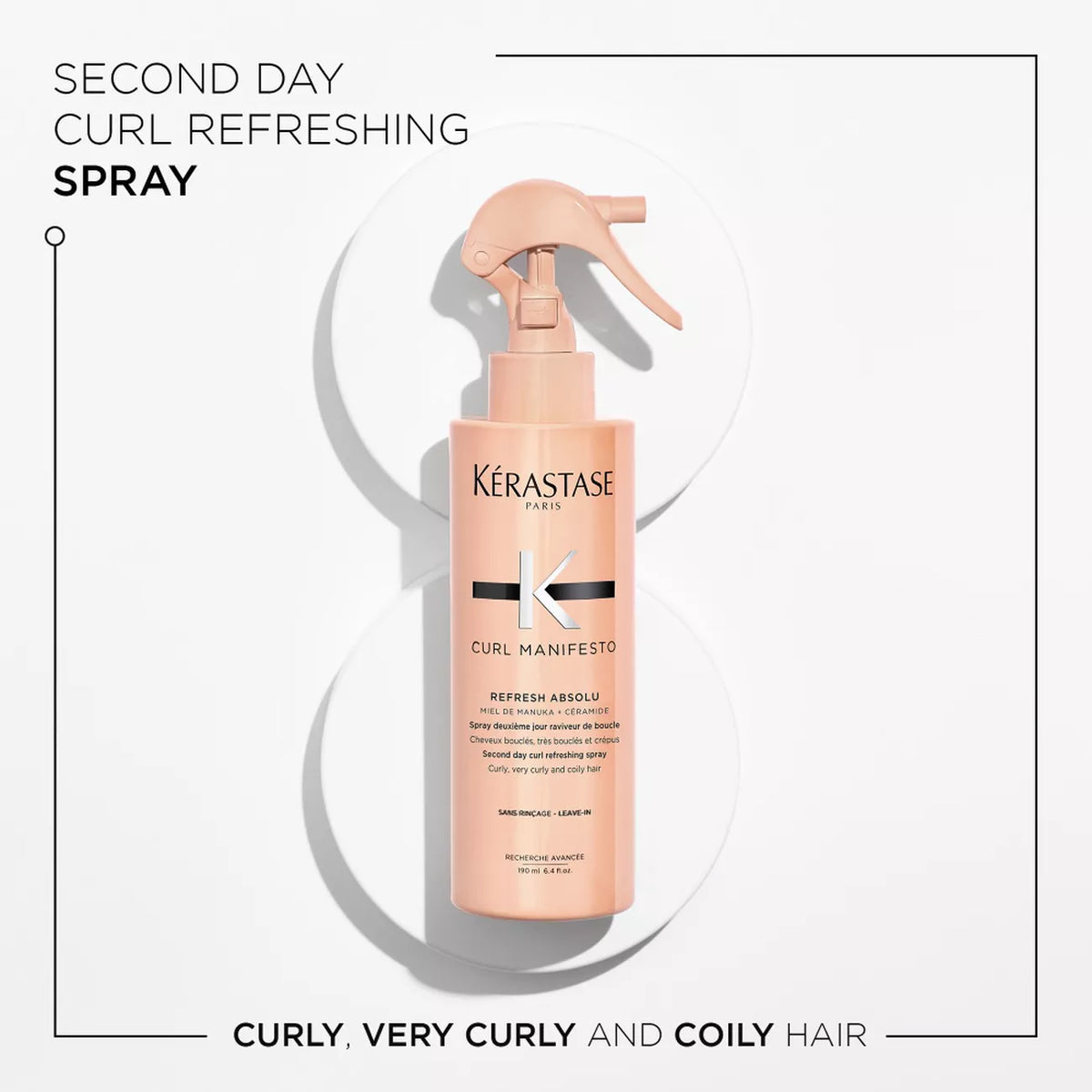 Kérastase Curl Manifesto Refresh Absolu Curl Refreshing Spray 190ml