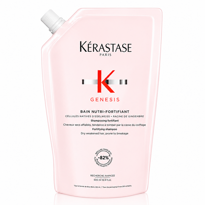 refill pouch with shampoo product