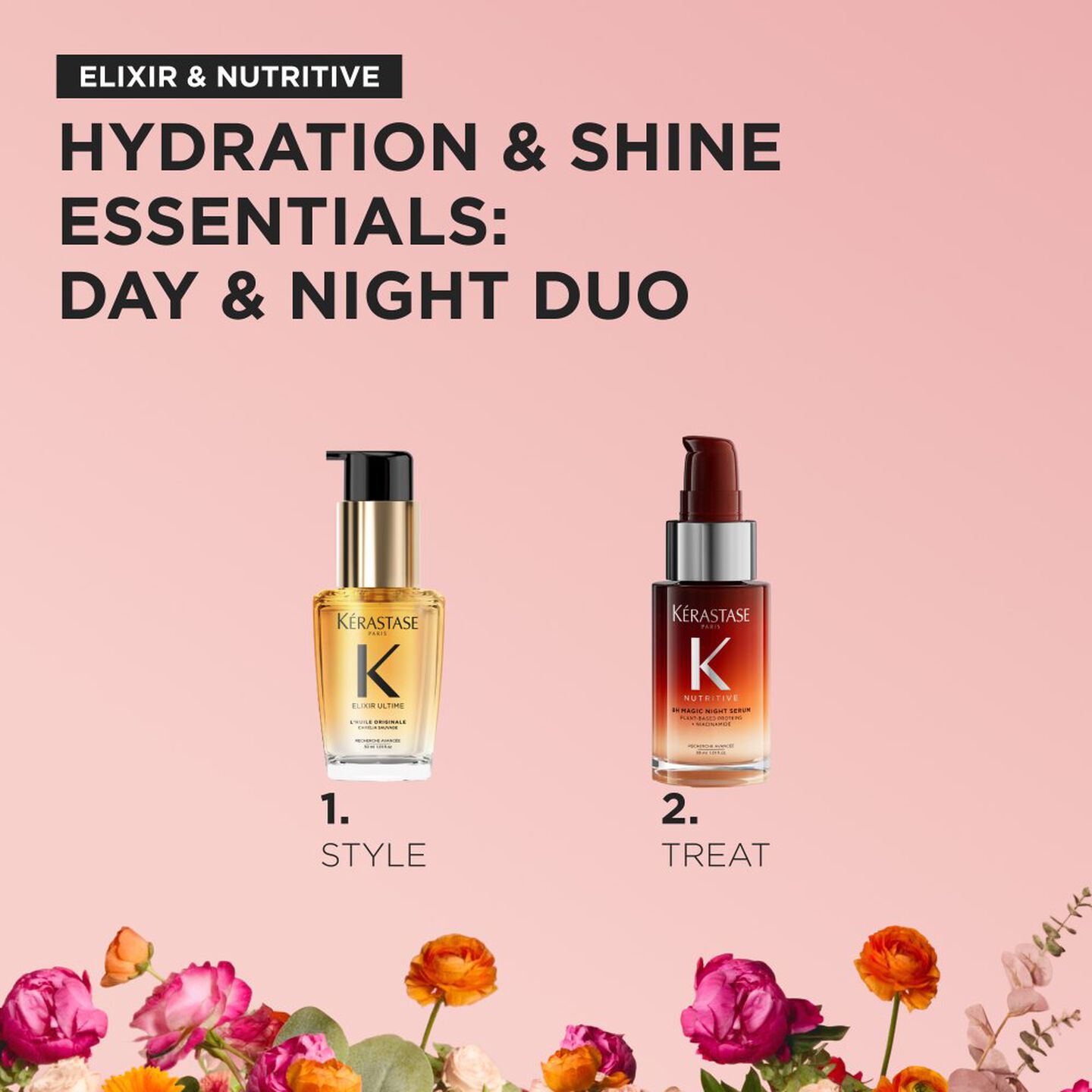 Kérastase Hydration & Shine Essentials - Nourishing Duo Spring Set routine