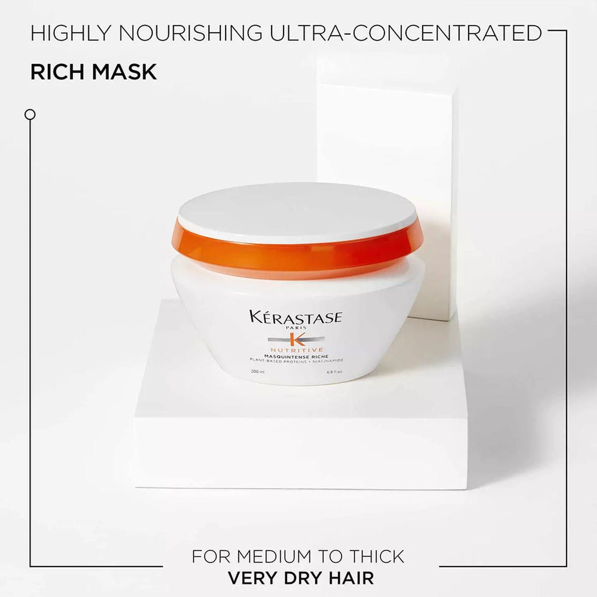 Kérastase Nutritive Masquintense Riche Nourishing Hair Mask for Thick Hair 200ml