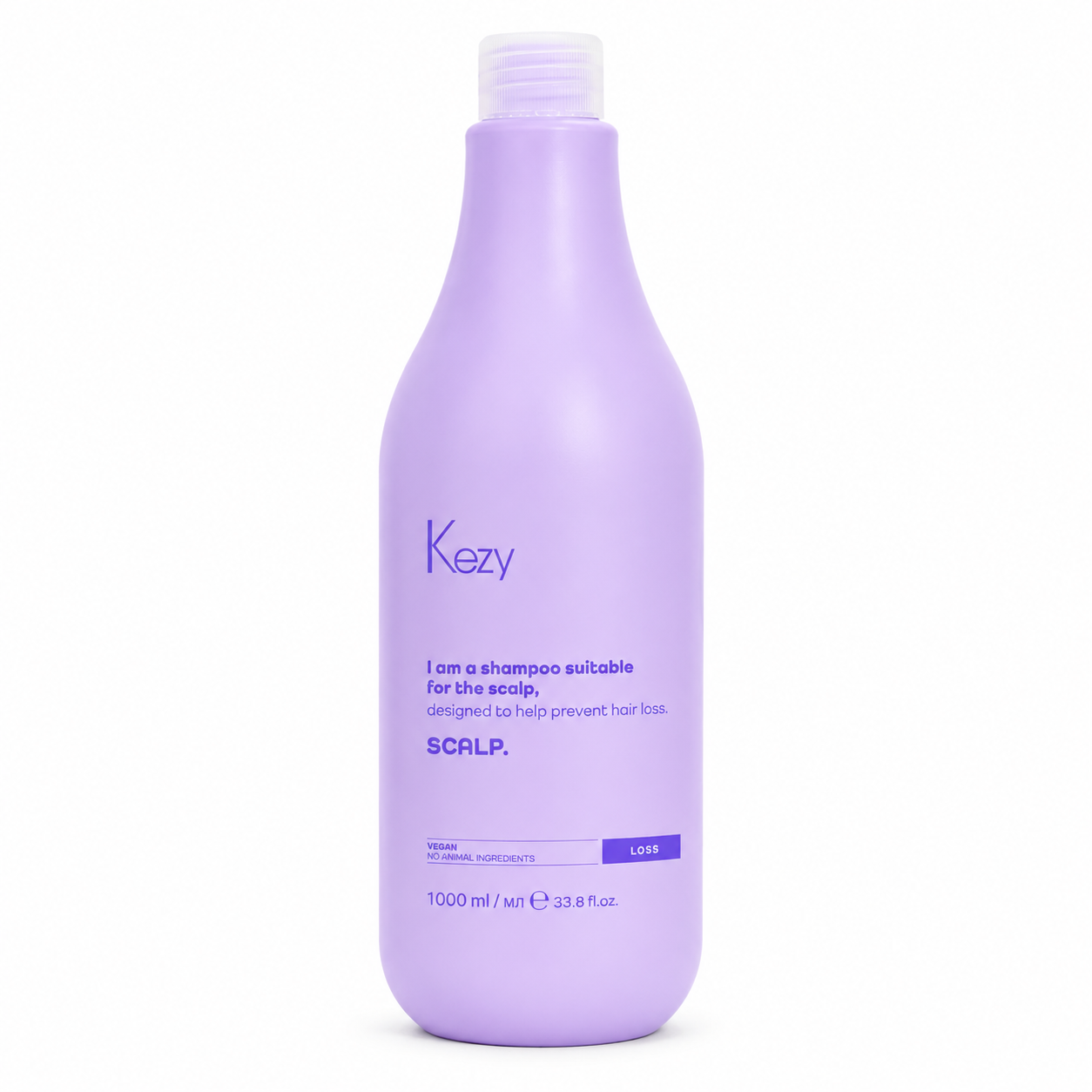 Kezy Scalp Hair Loss Shampoo 1000ml salon-size professional shampoo formulated to help prevent hair loss and promote a healthier scalp.