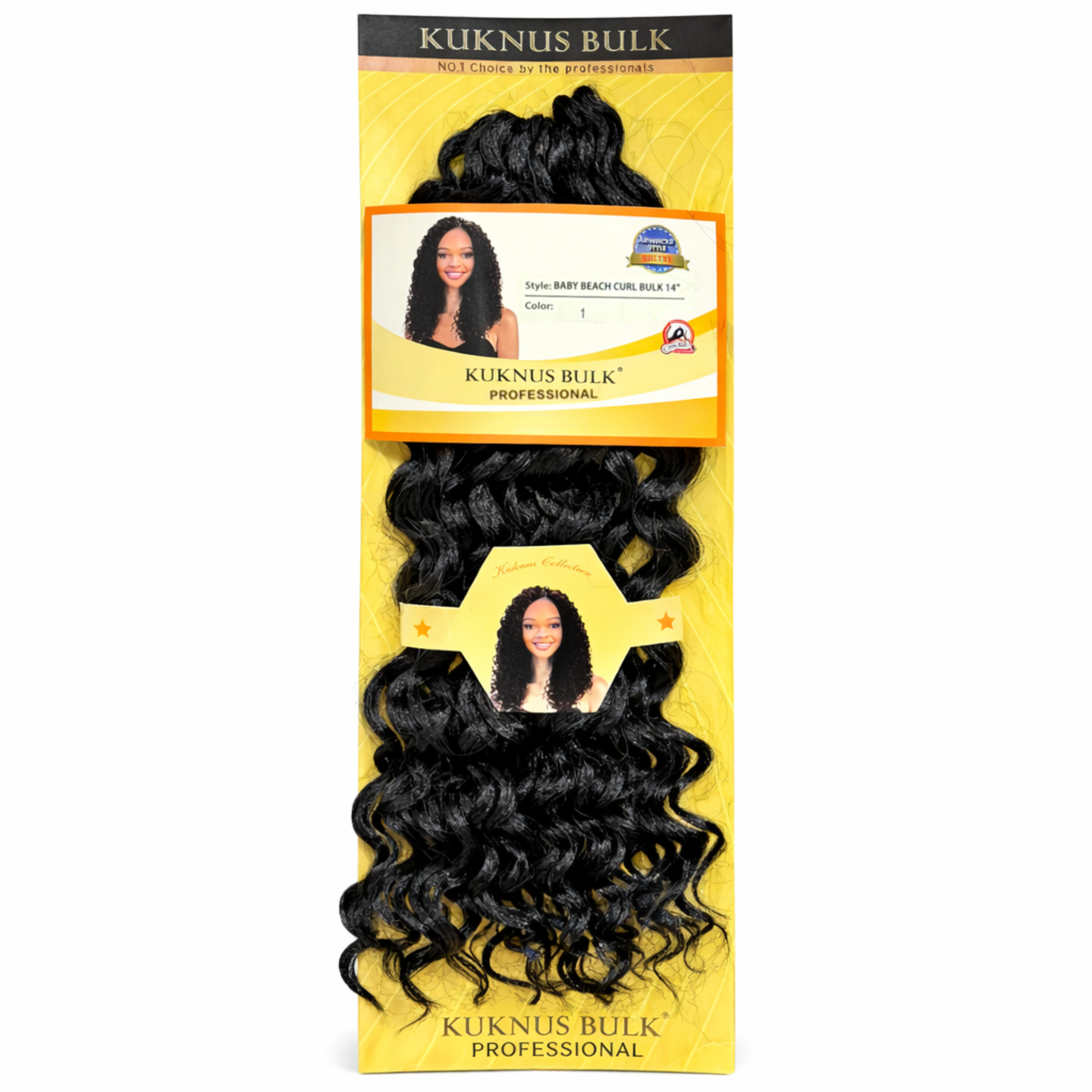 Kuknus Baby Beach Curl Bulk 14"
