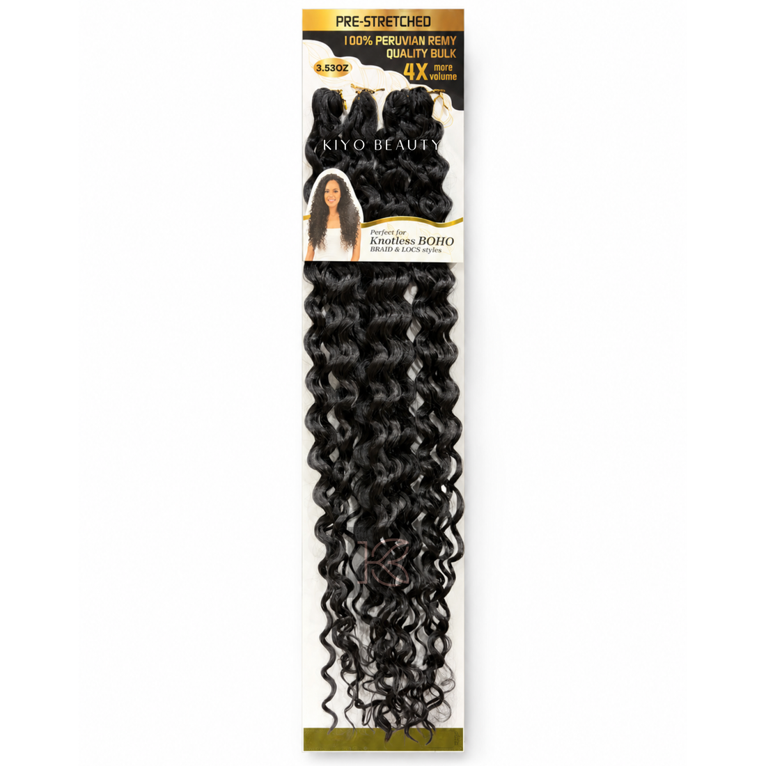 Kuknus Luxurious Tresses 100% Peruvian Remy Quality Sassy Wave 22" (2)