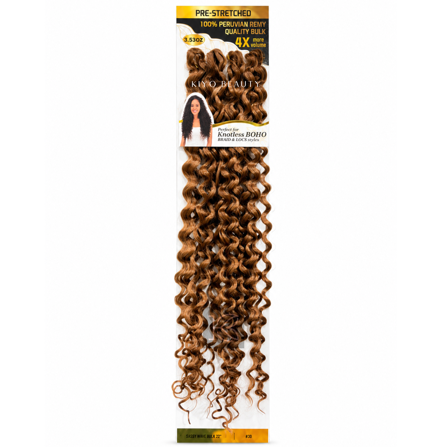 Kuknus Luxurious Tresses 100% Peruvian Remy Quality Sassy Wave 22"