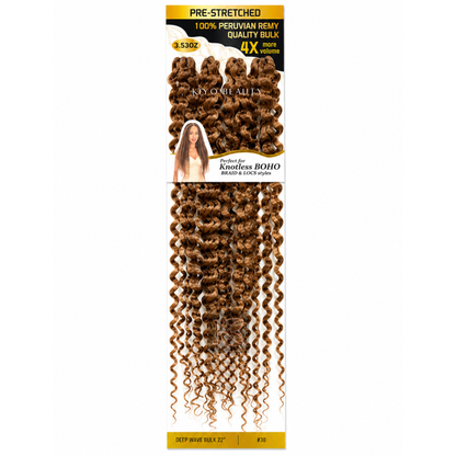 Kuknus Luxurious Tresses 100% Peruvian Remy Quality Water Wave 22" (30)