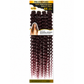 Kuknus Luxurious Tresses 100% Peruvian Remy Quality Water Wave 22" (T1B/BUG)
