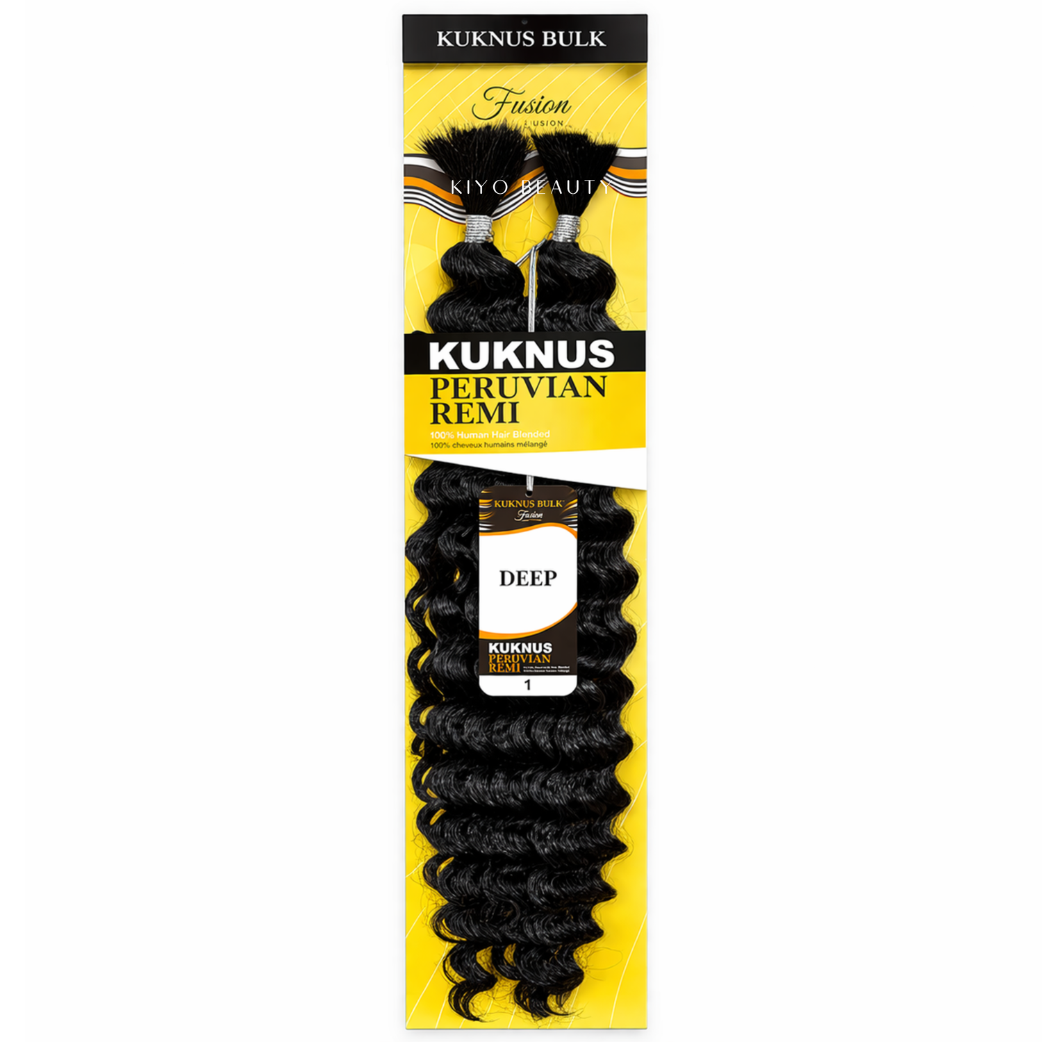 Kuknus Peruvian Remi 100% Human Hair Blended Deep Bulk