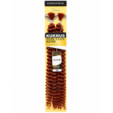 Kuknus Peruvian Remi 100% Human Hair Blended Water Bulk (350) copper red