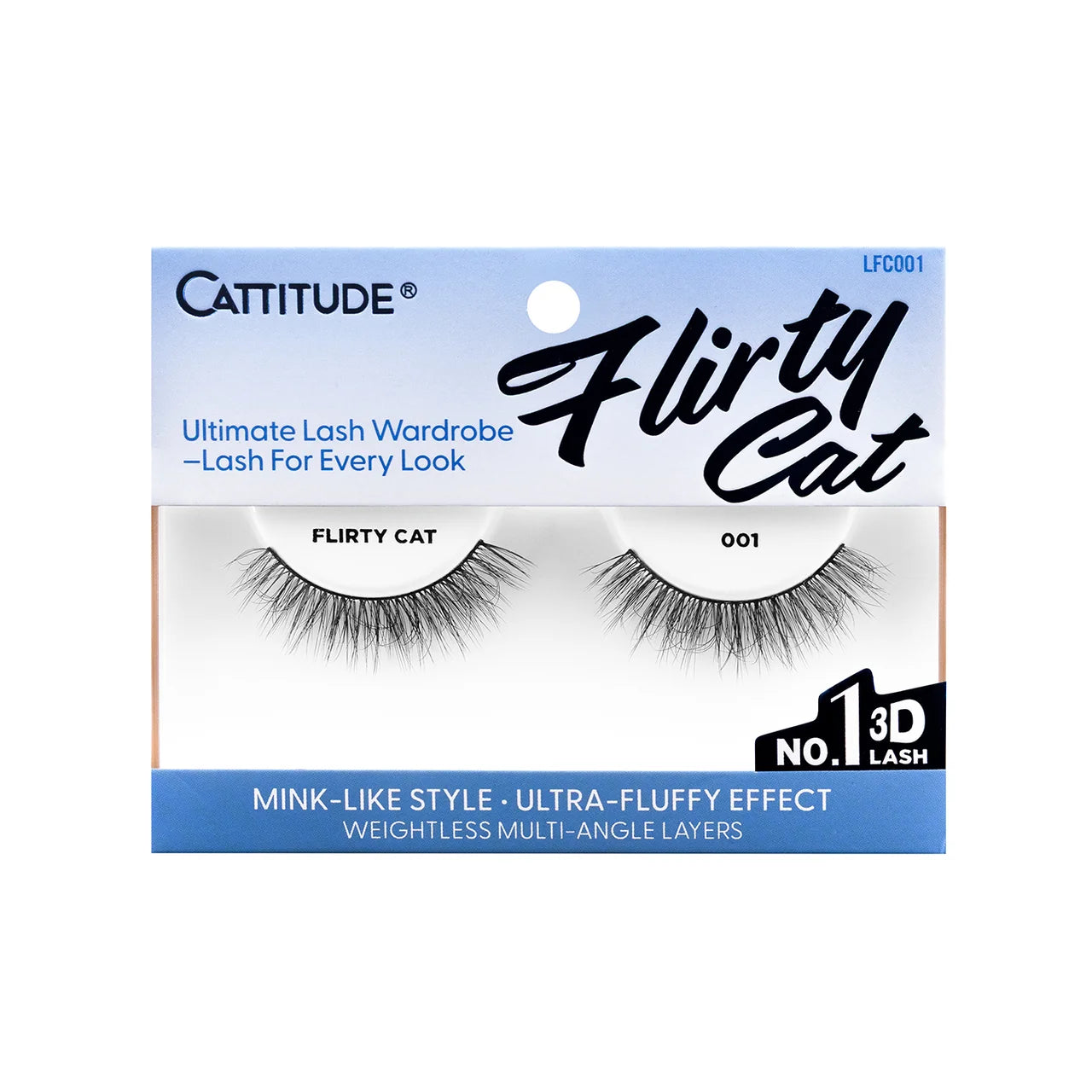 Ebin New York Cattitude Flirty Cat Lashes