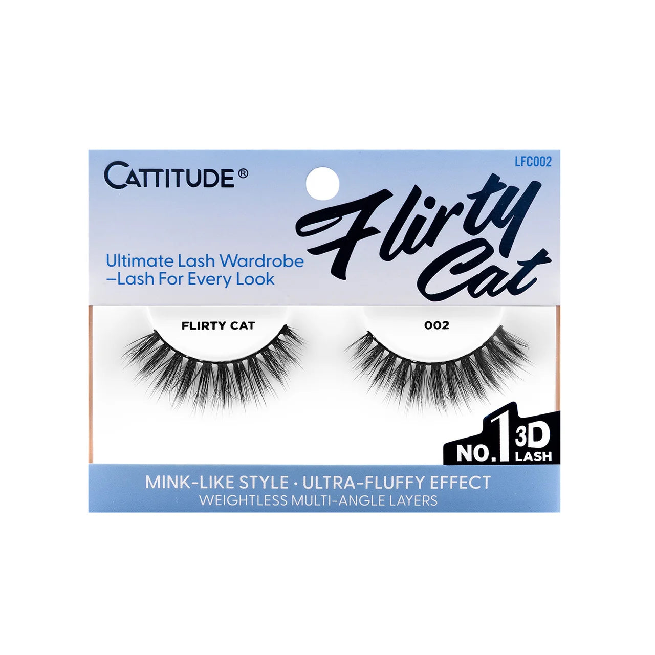 Ebin New York Cattitude Flirty Cat Lashes