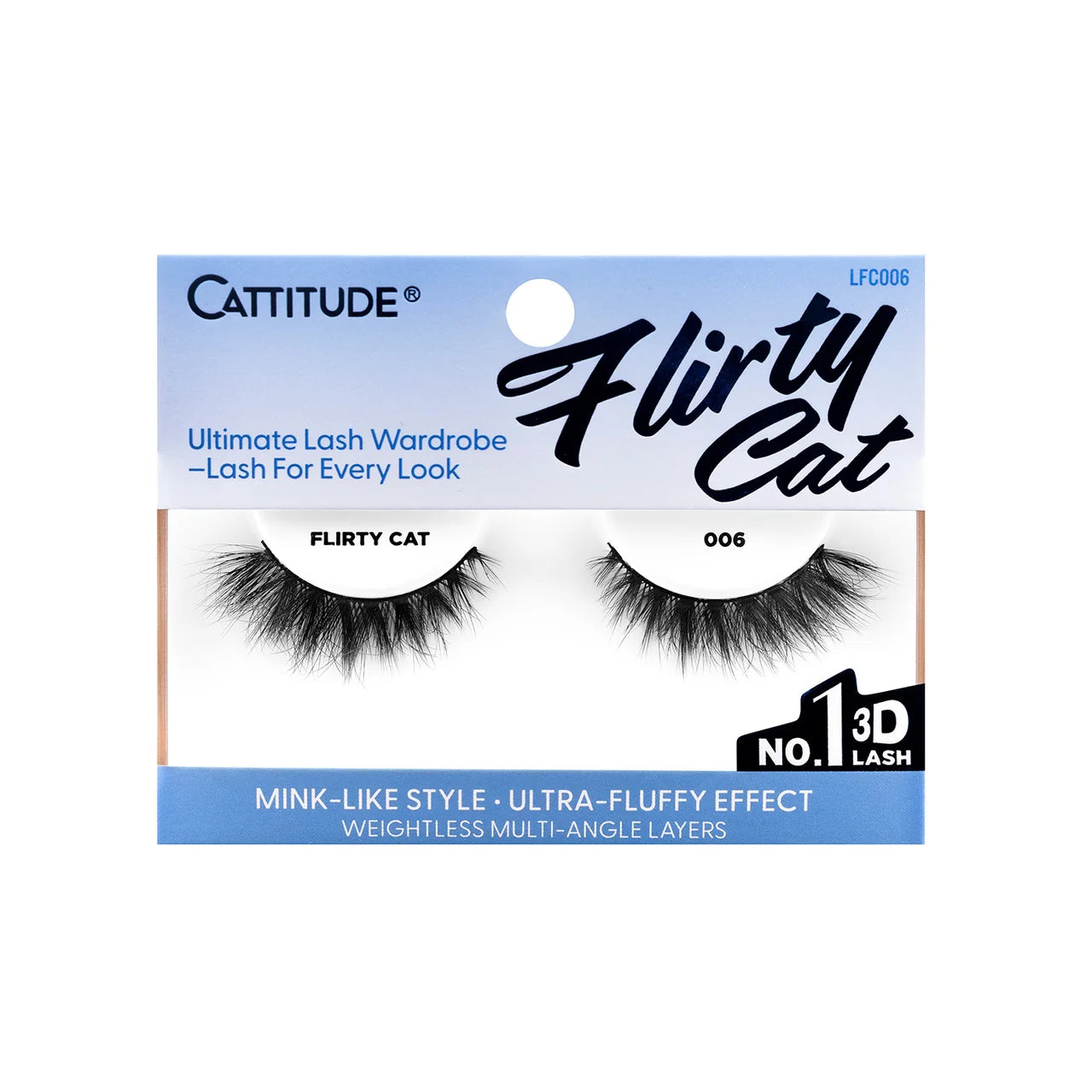 Ebin New York Cattitude Flirty Cat Lashes