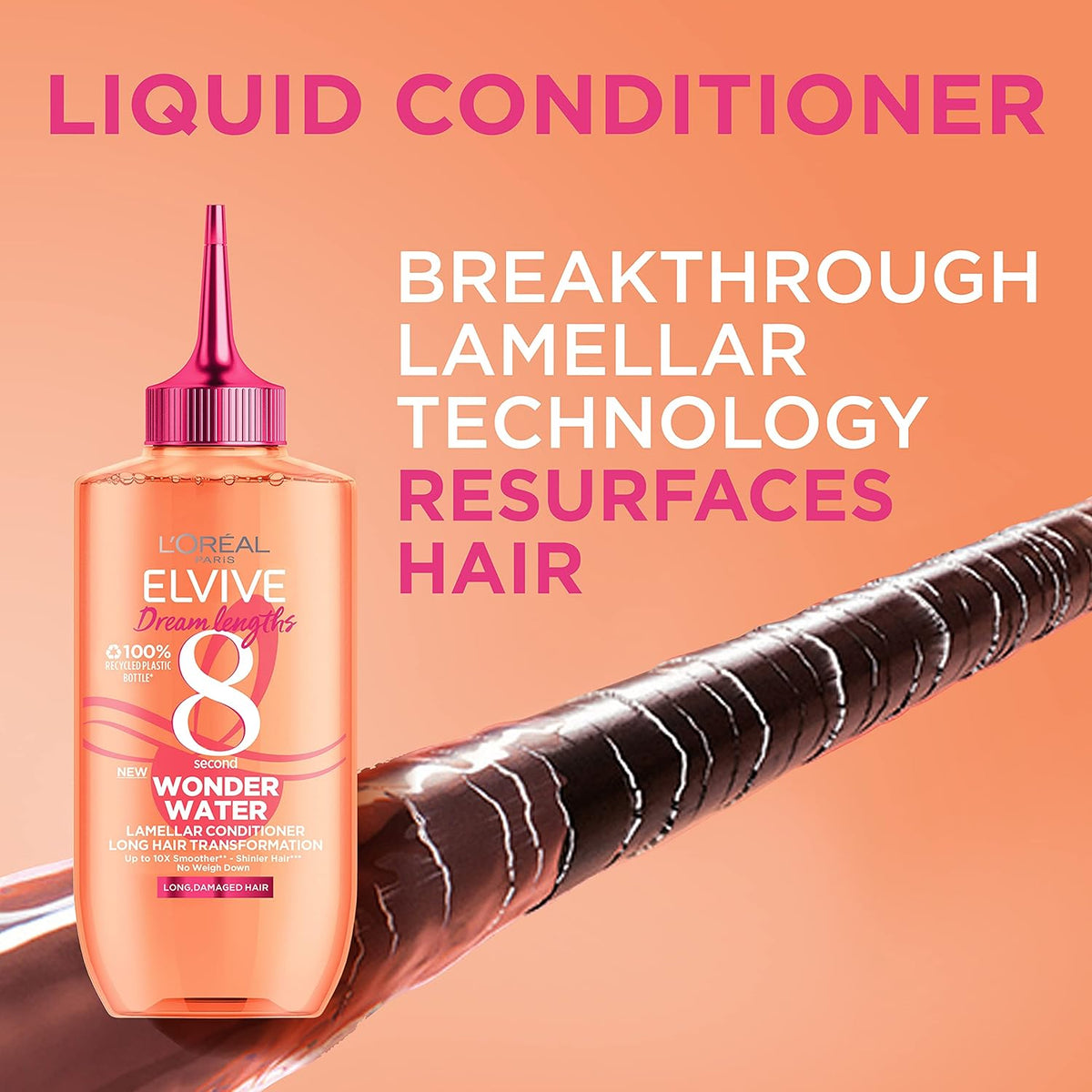 L'Oréal Paris Elvive Dream Lengths 8 Second Wonder Water Lamellar Conditioner 200ml