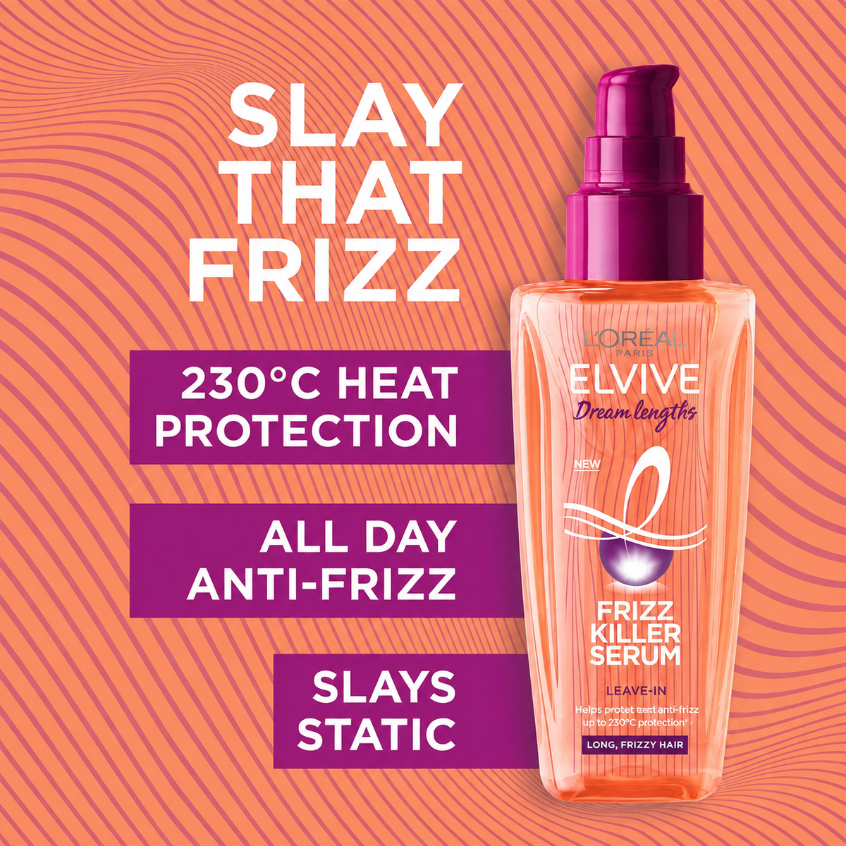 L'Oréal Paris Elvive Dream Lengths Frizz Killer Serum 100ml