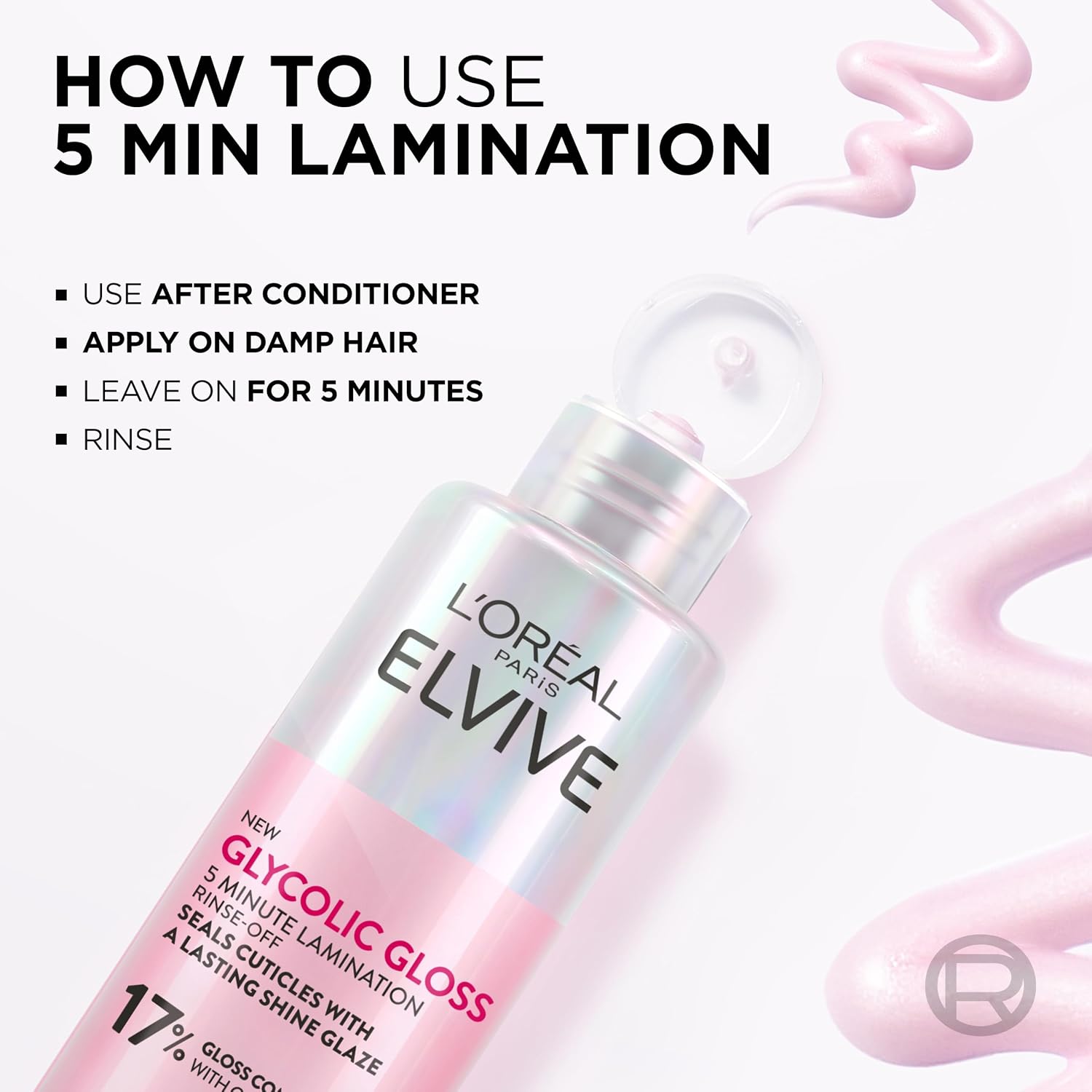 L'Oréal Paris Elvive Glycolic Gloss 5-Minute Lamination Treatment 200ml