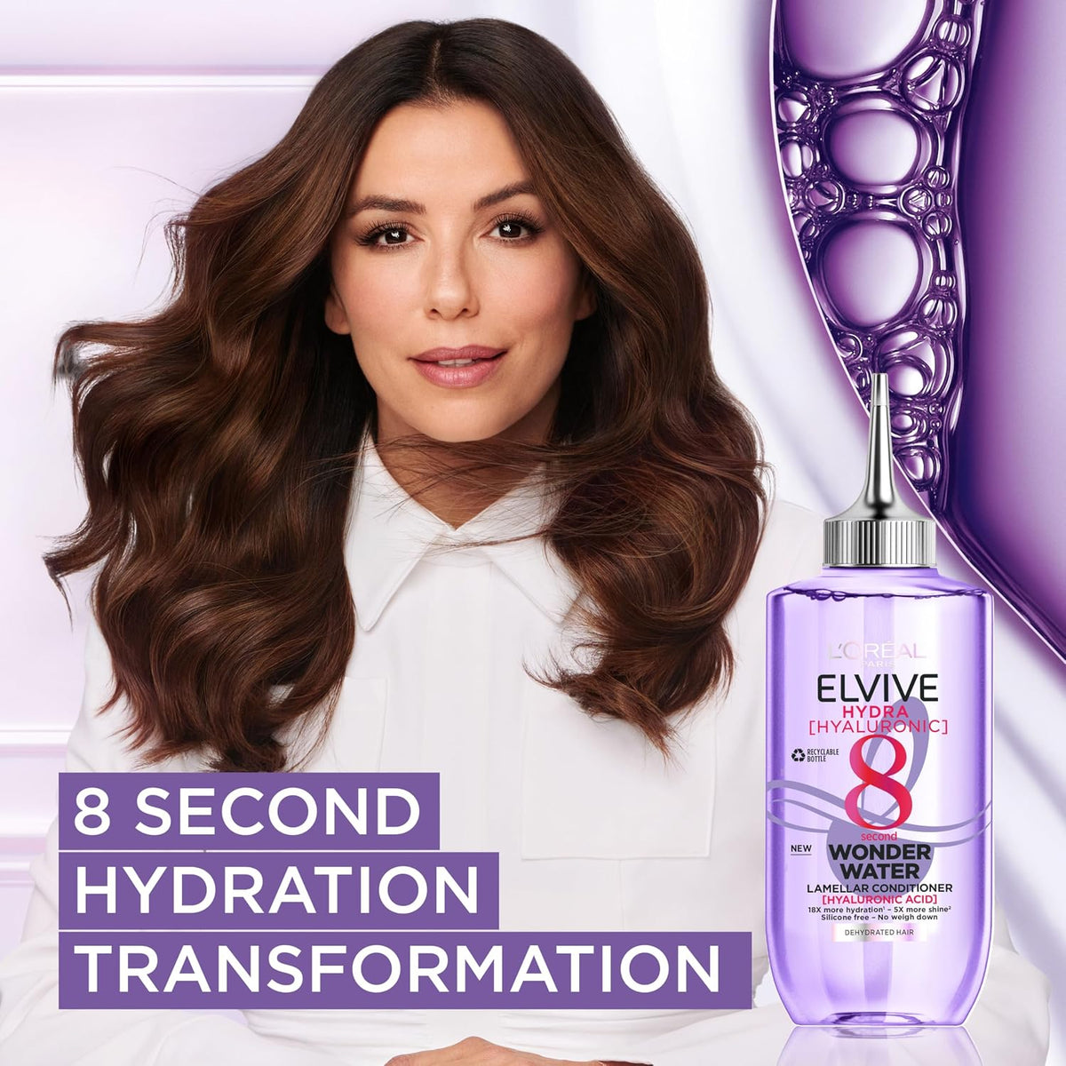 L'Oréal Paris Elvive Hydra Hyaluronic Acid 8 Second Wonder Water Lamellar Conditioner 200ml