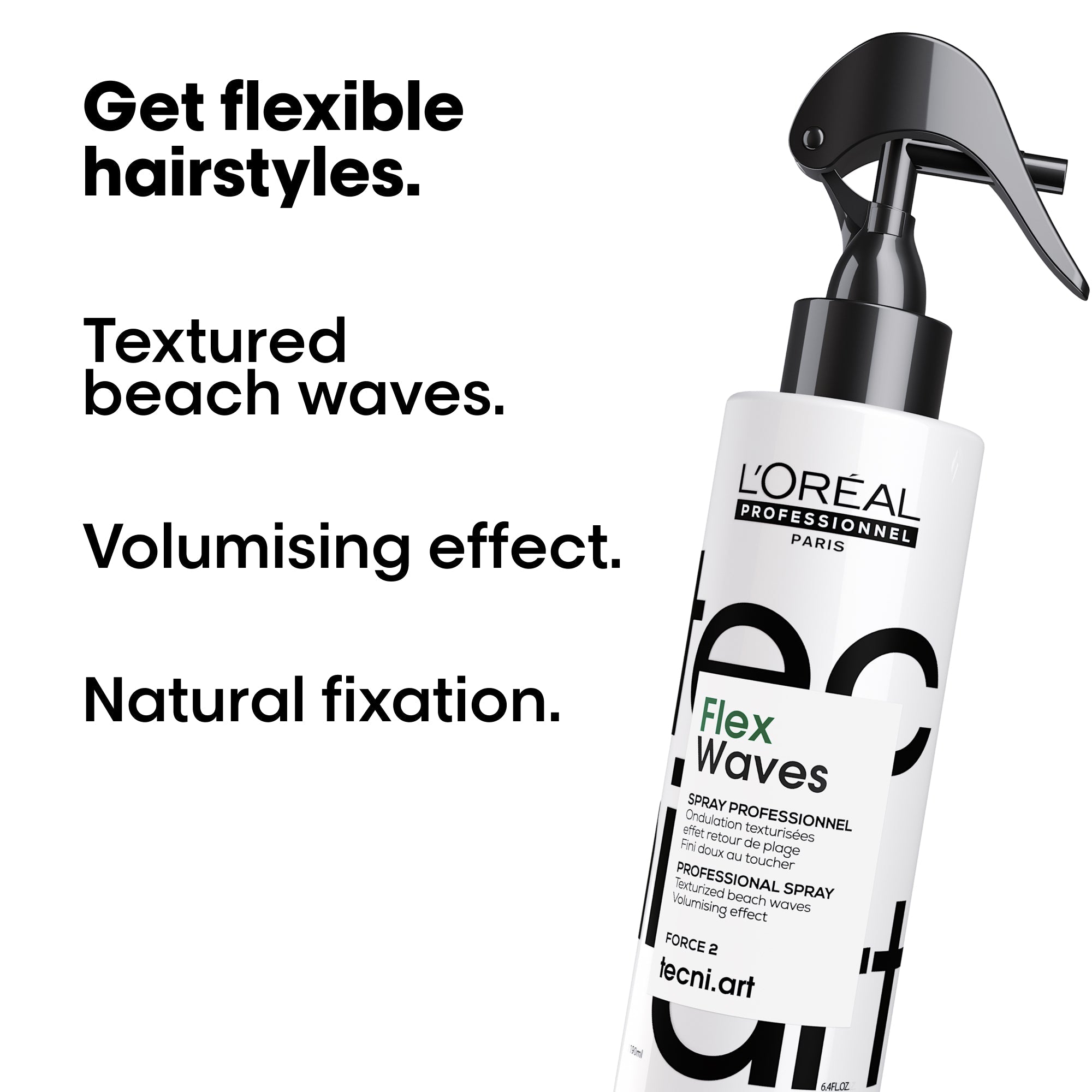 L'Oréal Professionnel Tecni.Art Flex Waves texturising spray for beach waves, volume and flexible natural hold