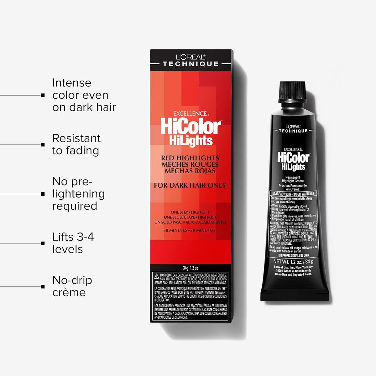 L'Oreal Excellence HiColor HiLights Hair Color 34g benefits