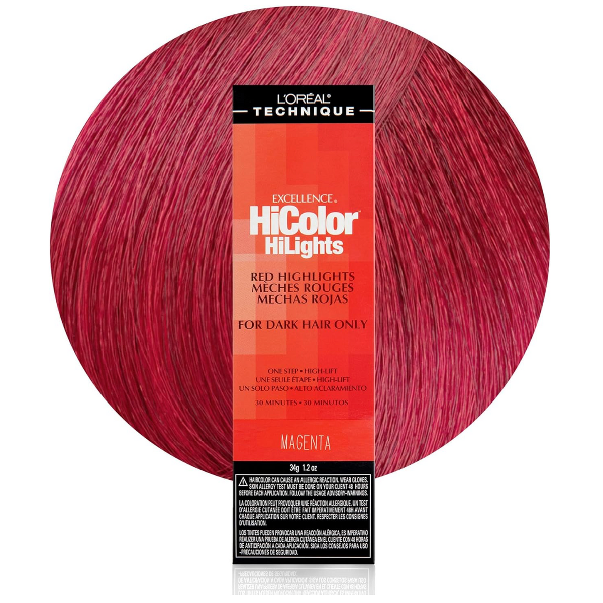 L'Oreal Excellence HiColor HiLights Hair Color 34g Magenta